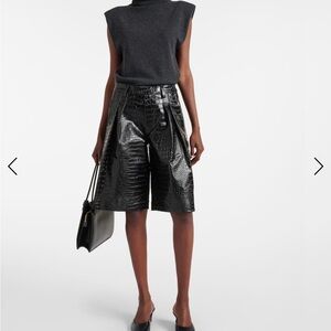 Frankie shop leather shorts